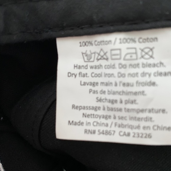 Victoria’s Secret Sport Black Hat Cap White Embroidered One Size Adjustable NWOT - Picture 3 of 4